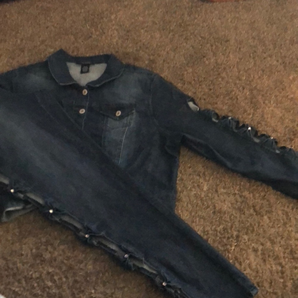 Ashley Stewart denim jacket size 26